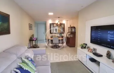 Apartamento à venda com 123,00m² e 3 quartos em anil, rio de janeiro - rj
