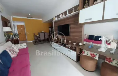 Apartamento à venda com 122,00m² e 3 quartos em freguesia (jacarepaguá), rio de janeiro - rj