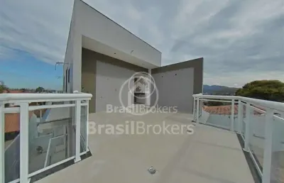 Casa de condomínio à venda com 135,00m² e 3 quartos em pechincha, rio de janeiro - rj