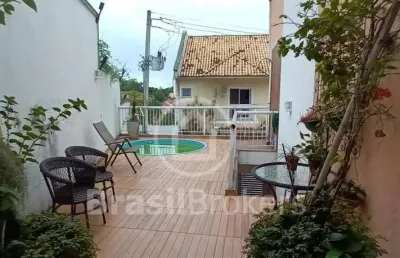 Casa de condomínio à venda com 166,00m² e 4 quartos em freguesia (jacarepaguá), rio de janeiro - rj