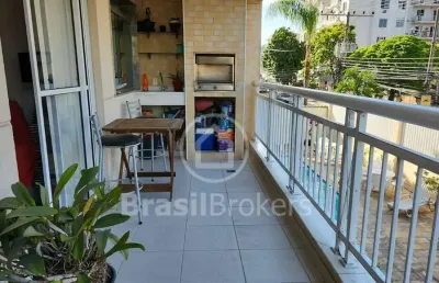Apartamento à venda com 77,00m² e 3 quartos em taquara, rio de janeiro - rj