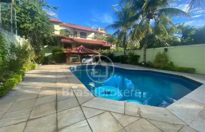 Casa de condomínio à venda com 840,00m² e 4 quartos em anil, rio de janeiro - rj