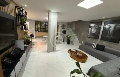 Casa de condomínio à venda com 250,00m² e 3 quartos em freguesia (jacarepaguá), rio de janeiro - rj