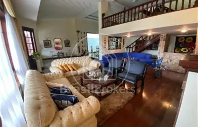 Casa de vila à venda com 600,00m² e 5 quartos em anil, rio de janeiro - rj