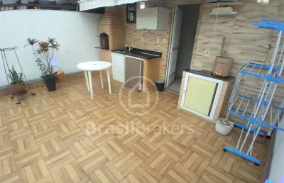Casa de condomínio à venda com 108,00m² e 3 quartos em tanque, rio de janeiro - rj