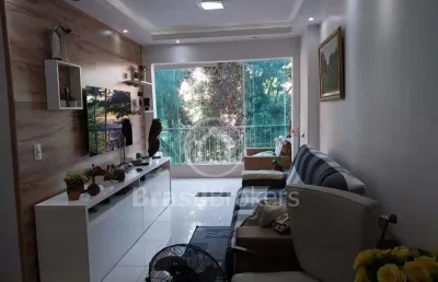 Apartamento à venda com 86,00m² e 3 quartos em pechincha, rio de janeiro - rj