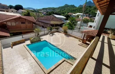Casa de condomínio à venda com 491,00m² e 4 quartos em anil, rio de janeiro - rj