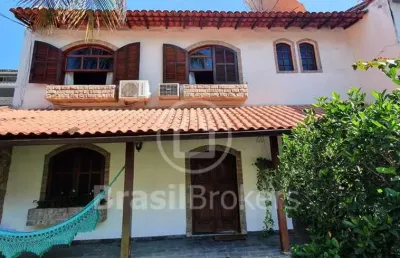 Casa de condomínio à venda com 343,00m² e 4 quartos em freguesia (jacarepaguá), rio de janeiro - rj