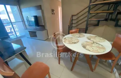 Cobertura 3 quartos pronta na freguesia de jacareapaguá