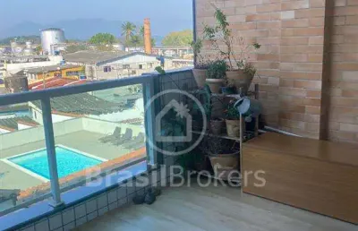 Apartamento com 2 quartos à venda na Rua Pires da Mota, Ribeira, Rio de Janeiro