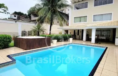 Casa à venda com 414,00m² e 5 quartos em bancários, rio de janeiro - rj