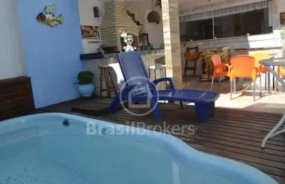Casa à venda com 320,00m² e 5 quartos em portuguesa, rio de janeiro - rj