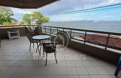 Apartamento vistão mar - freguesia - com 3 quartos 1 suíte - 124m²