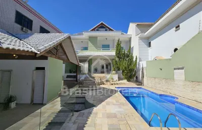 Casa de condomínio fechado, à venda com 286,00m² e 3 quartos em jardim carioca, rio de janeiro - rj