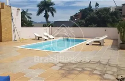 Cobertura à venda com 367,00m² e 4 quartos em jardim guanabara, rio de janeiro - rj