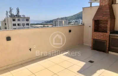 Cobertura à venda com 147,00m² e 4 quartos em centro, niterói - rj