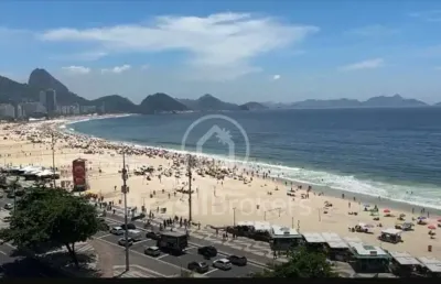 Espetacular cobertura na avenida atlântica de copacabana com vista par o mar