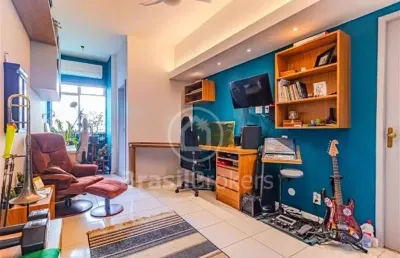 Apartamento a venda 1 quarto reformado, humaitá, rio de janeiro, rj..