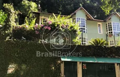 Casa à venda com 250,00m² e 5 quartos em cosme velho, rio de janeiro - rj