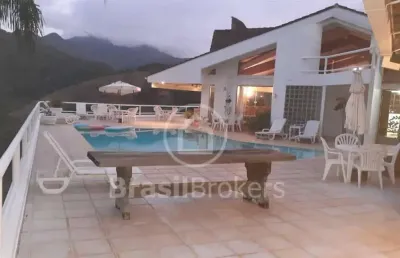 Casa de condomínio à venda com 10553,00m² e 5 quartos em cuiabá, petrópolis - rj
