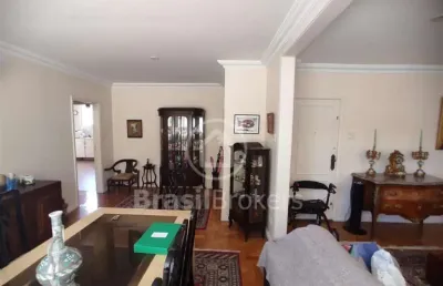Apartamento à venda com 143,00m² e 3 quartos em laranjeiras, rio de janeiro - rj