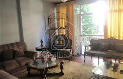 Apartamento à venda com 173,00m² e 4 quartos em laranjeiras, rio de janeiro - rj