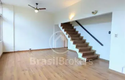 Apartamento duplex à venda com 107,00m² e 3 quartos em botafogo.