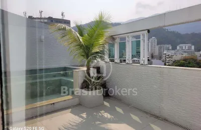 Cobertura triplex à venda com 160,00m² e 2 quartos em leblon, rio de janeiro - rj