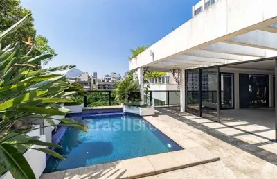 Cobertura duplex à venda com 413,00m² e 3 quartos em leblon, rio de janeiro - rj