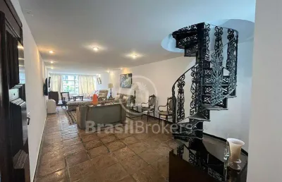 Cobertura triplex à venda com 330,00m² e 4 quartos em leblon, rio de janeiro - rj
