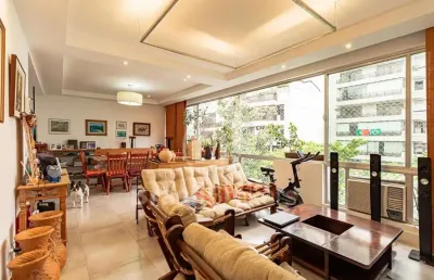 Apartamento à venda com 120,00m² e 3 quartos em leblon, rio de janeiro - rj