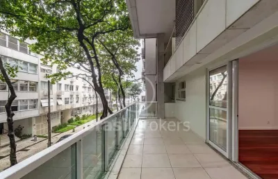 Apartamento à venda com 220,00m² e 3 quartos em leblon, rio de janeiro - rj