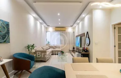 Apartamento à venda com 105,00m² e 3 quartos em leblon, rio de janeiro - rj