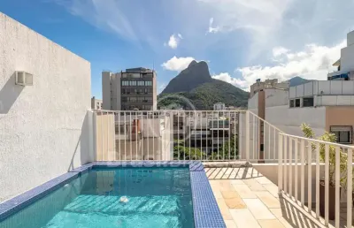 Cobertura triplex à venda com 322,00m² e 4 quartos em leblon, rio de janeiro - rj