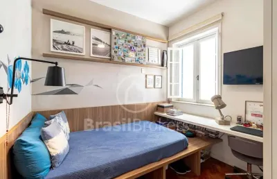 Apartamento à venda com 94,00m² e 3 quartos em leblon, rio de janeiro - rj