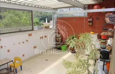 Cobertura à venda com 150,00m² e 3 quartos em humaitá, rio de janeiro - rj