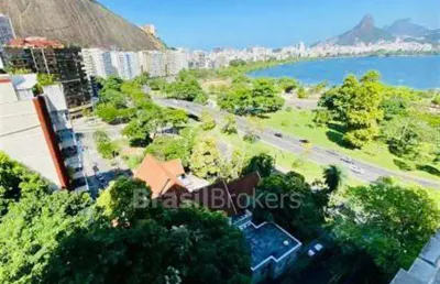 Apartamento à venda com 124,00m² e 3 quartos em lagoa, rio de janeiro - rj