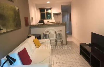 Flat à venda com 40,00m² e 1 quarto em lagoa, rio de janeiro - rj