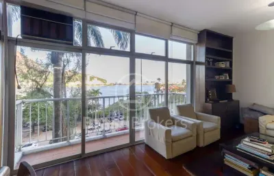 Apartamento à venda com 109,00m² e 3 quartos em lagoa, rio de janeiro - rj