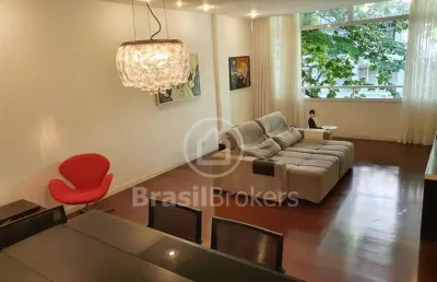 Apartamento à venda com 130,00m² e 3 quartos em leblon, rio de janeiro - rj