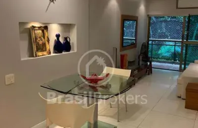 Flat à venda com 64,00m² e 1 quarto em lagoa, rio de janeiro - rj