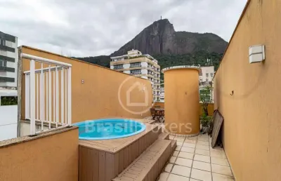 Cobertura duplex à venda com 86,00m² e 1 quarto em lagoa, rio de janeiro - rj