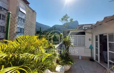 Cobertura duplex à venda com 180,00m² e 4 quartos em jardim botânico, rio de janeiro - rj
