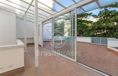 Cobertura duplex primeira locação na r. redentor, ipanema