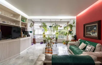Apartamento à venda com 134,00m² e 3 quartos em leblon, rio de janeiro - rj