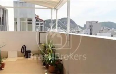 Cobertura duplex à venda com 233,00m² e 3 quartos em copacabana, rio de janeiro - rj