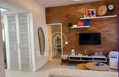 Apartamento à venda no leblon, 2 quartos porteira fechada.