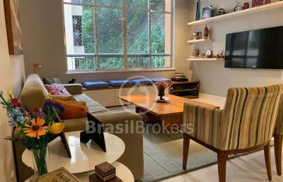 Apartamento à venda com 110,00m² e 3 quartos em lagoa, rio de janeiro - rj