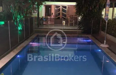 Casa em condomínio bosque dos esquilosà venda com 608,00m² e 6 quartos em jacarepaguá, rio de janeiro - rj