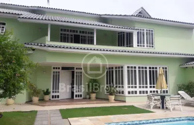 Casa de vila à venda com 770,00m² e 4 quartos em barra da tijuca, rio de janeiro - rj